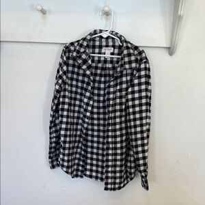 Black and White Checkered Shirt